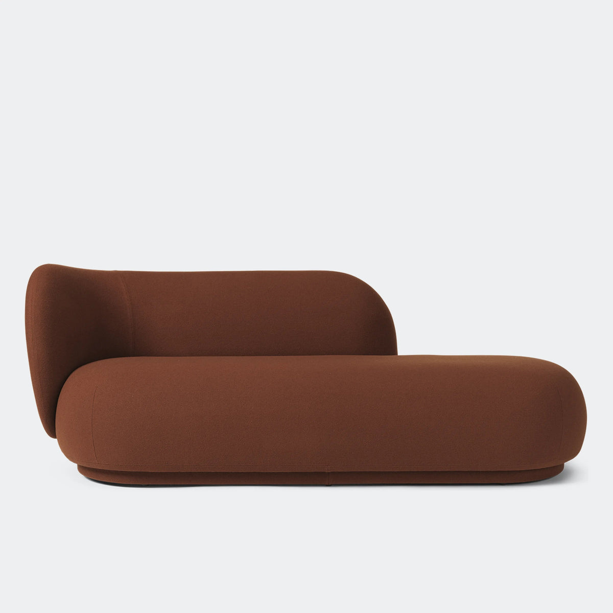 ferm Living Rico Divan, Tonus - Red Brown, Left Armrest - KANSO#Color_Tonus - Red Brown