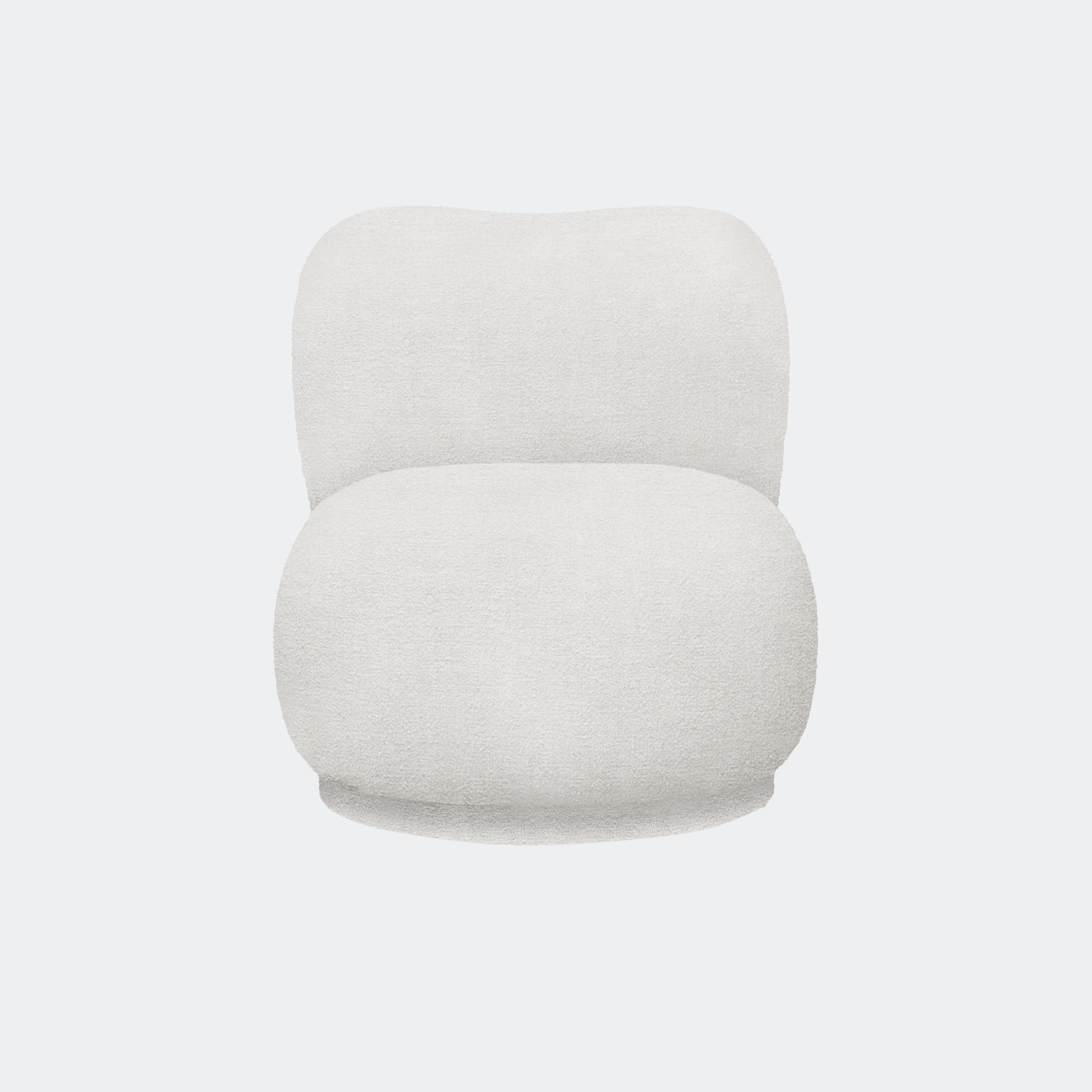 Ferm Living Rico Piccolo Lounge Chair Nordic Bouclé Off-white - KANSO