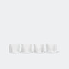 ferm Living Ripple Low Glasses, Set of 4, Clear - KANSO#Color_Clear