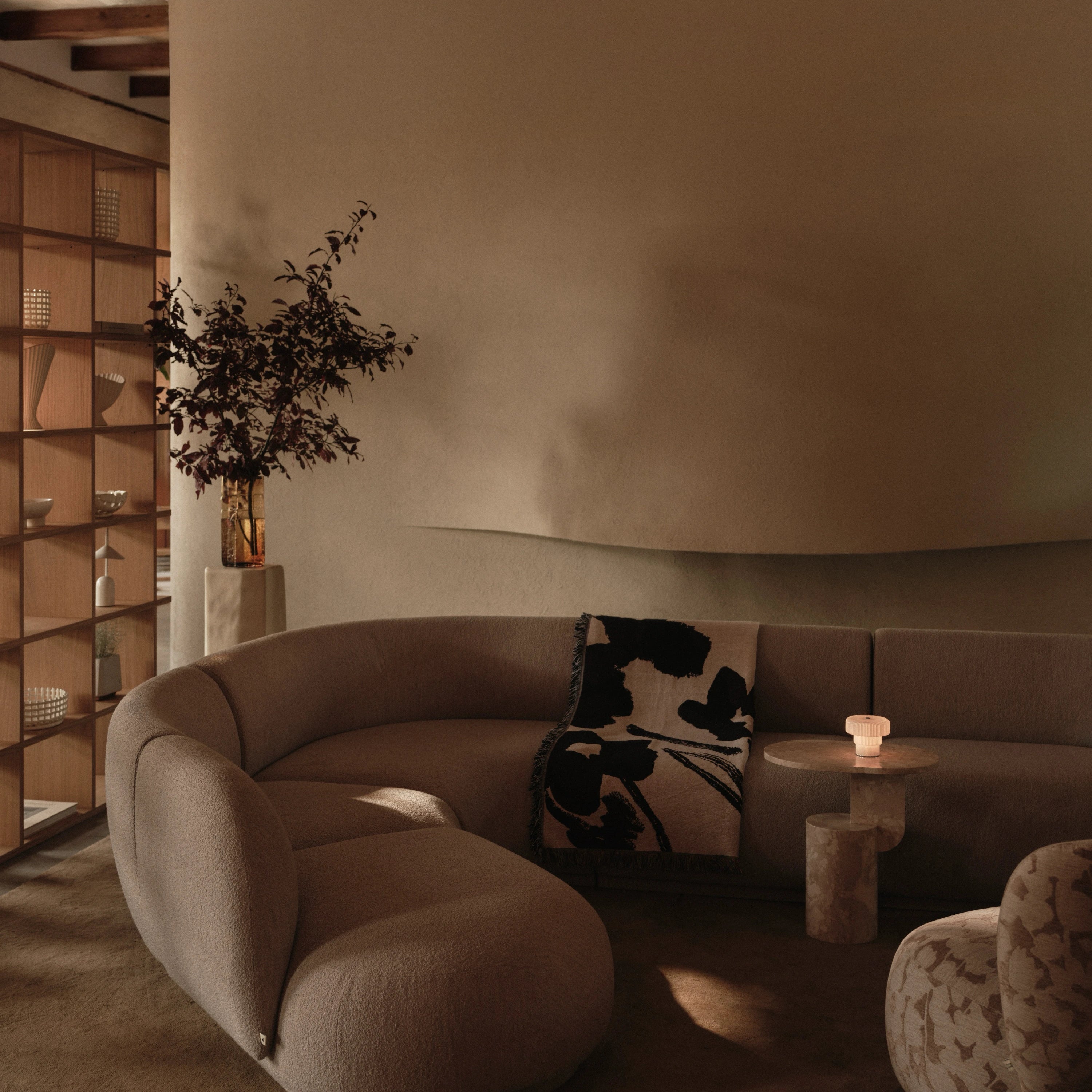 Ferm Living Ripple Portable Lamp Oat