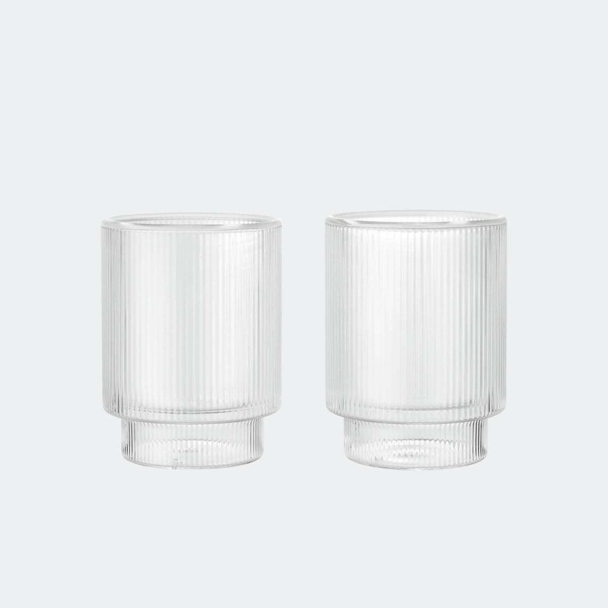 Ferm Living Ripple Thermal Glasses, Set of 2