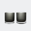 Ferm Living Ripple Tumbler Glasses Smoked Grey#Color_Smoked Grey