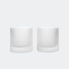 Ferm Living Ripple Tumbler Glasses Frosted#Color_Frosted