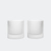 Ferm Living Ripple Tumbler Glasses Frosted - KANSO