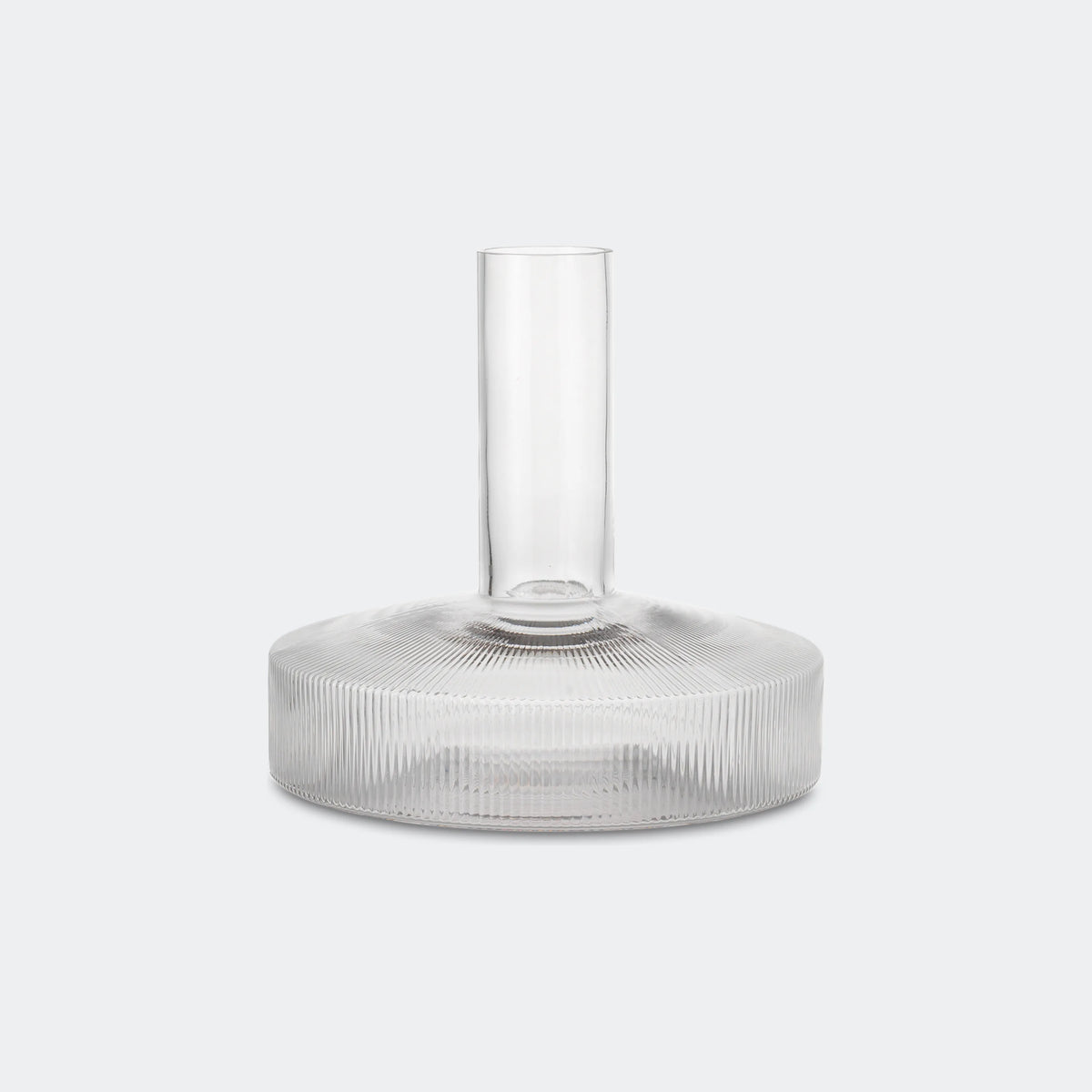 ferm Living Ripple Wine Carafe, Clear - KANSO#Color_Clear