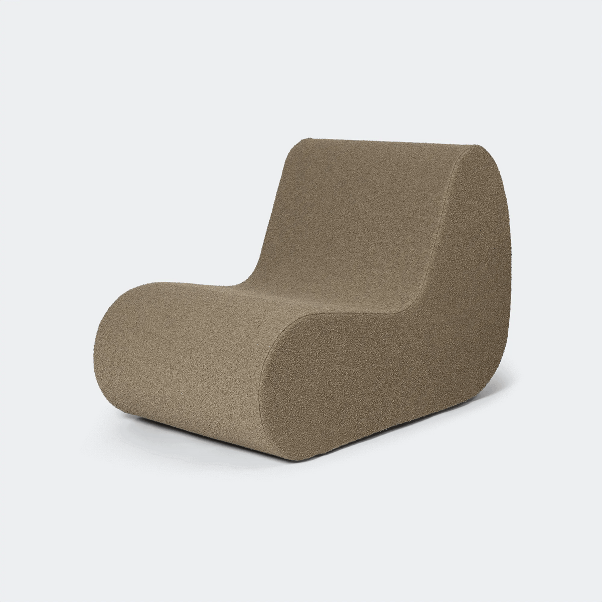 Ferm Living Rouli Center Module Pure Bouclé - Sand - KANSO#Upholstery_Pure Bouclé - Sand