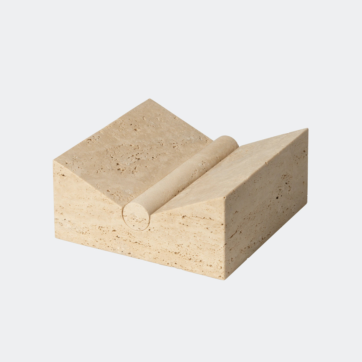 Ferm Living Tvara Book Stand Travertine#Color_Travertine