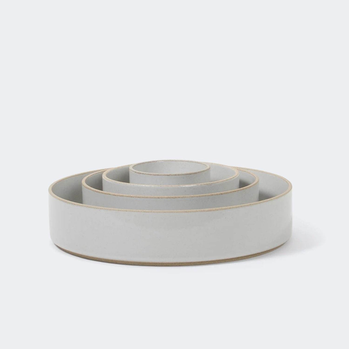 Hasami Porcelain Bowl in Gloss Gray 10"