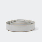 Hasami Porcelain Bowl in Gloss Gray 10"