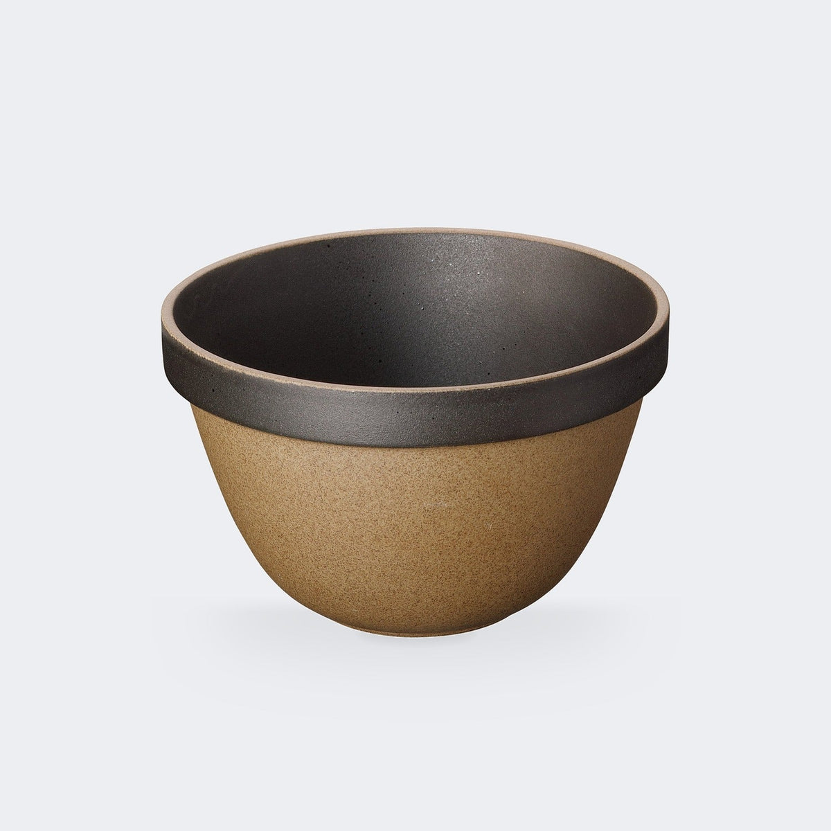 Hasami Porcelain Deep Round Bowl in Black 5"