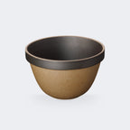 Hasami Porcelain Deep Round Bowl in Black 5"