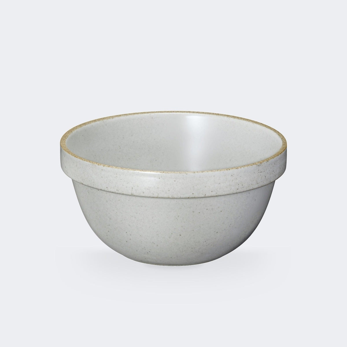 Hasami Porcelain Mid Deep Round Bowl in Gloss Gray 5"