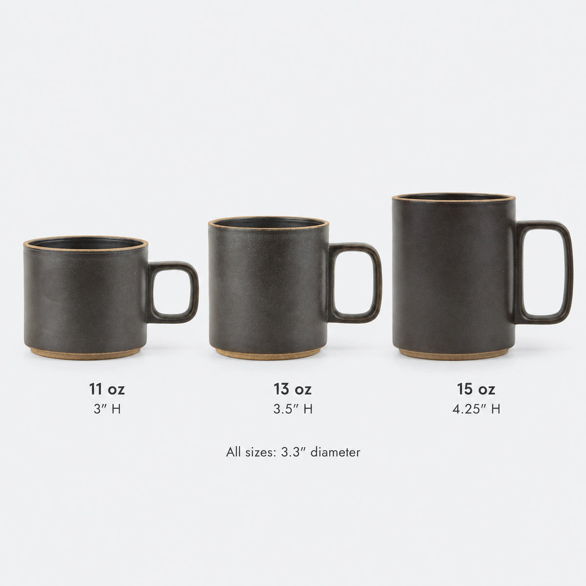 Hasami Porcelain Mug in Black