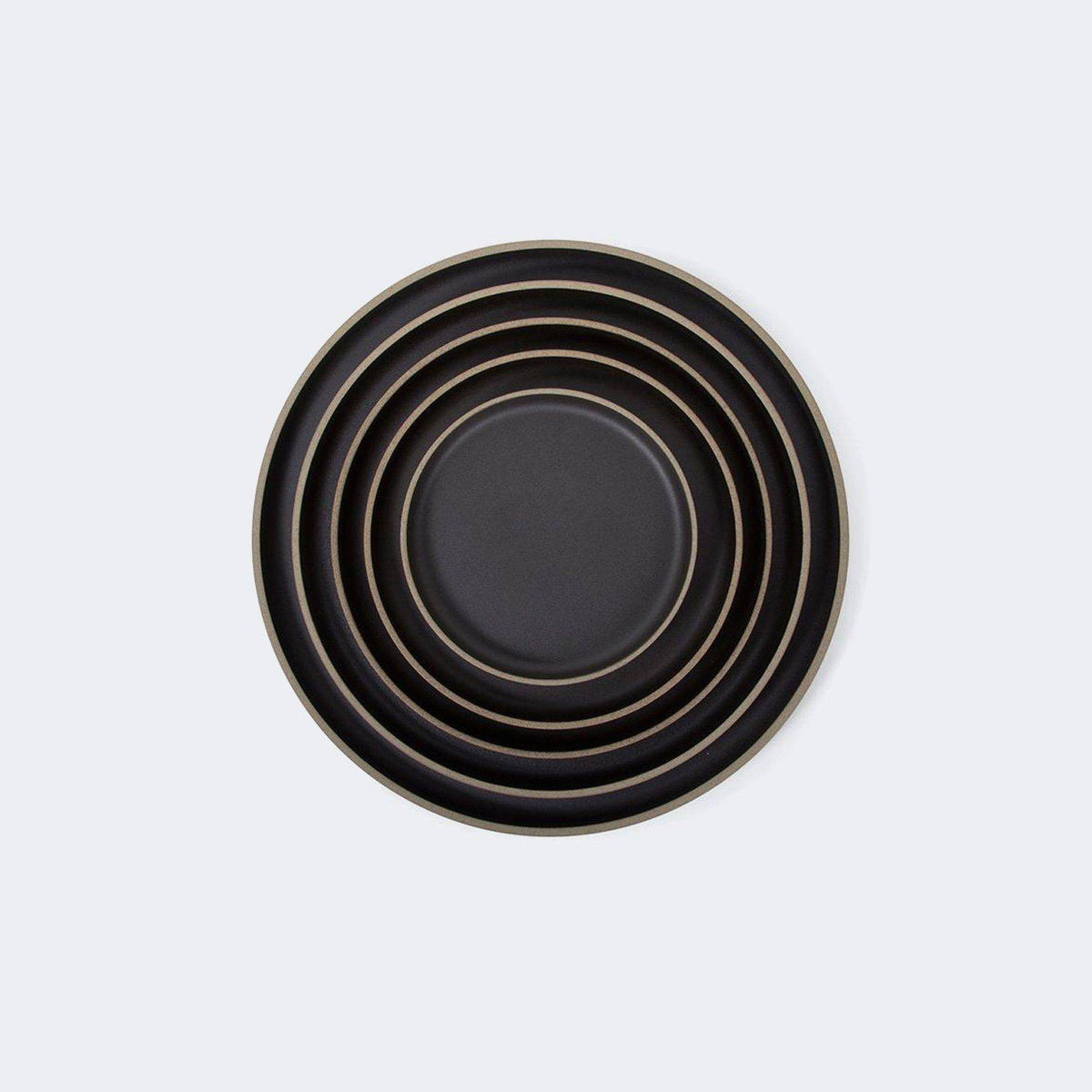 Hasami Porcelain Plate in Black
