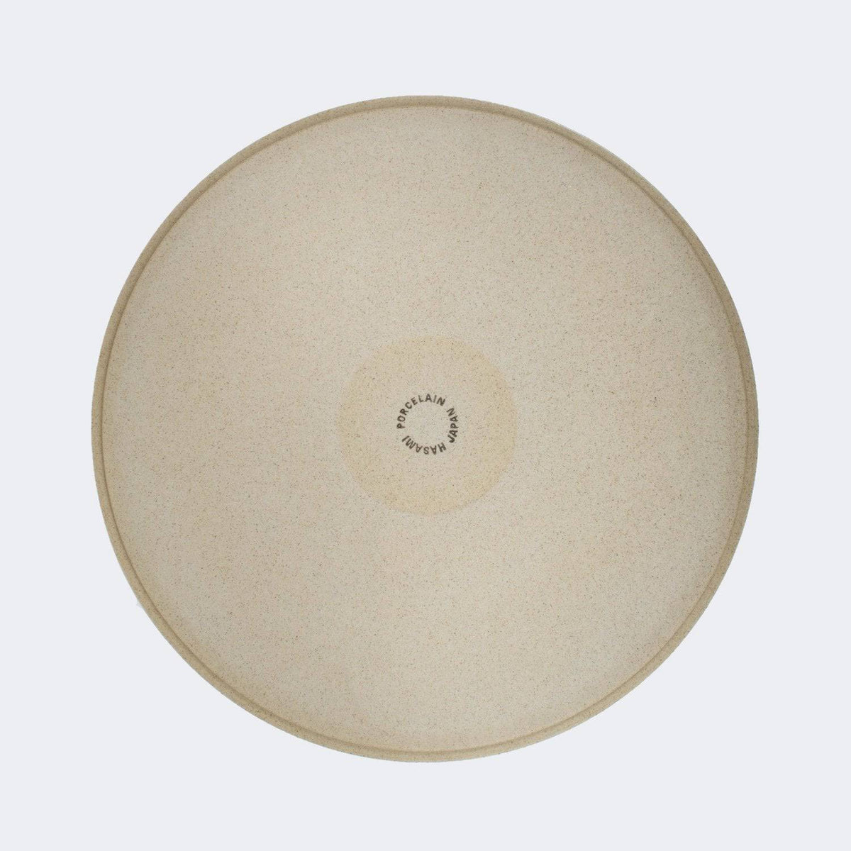 Hasami Porcelain Plate in Gloss Gray