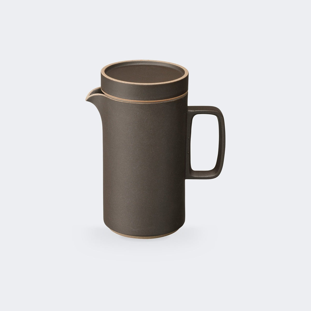 Hasami Porcelain Tall Tea Pot in Black Default Title