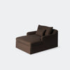 House of Leon Antwerp Chaise Lounge Cocoa#Color_Cocoa