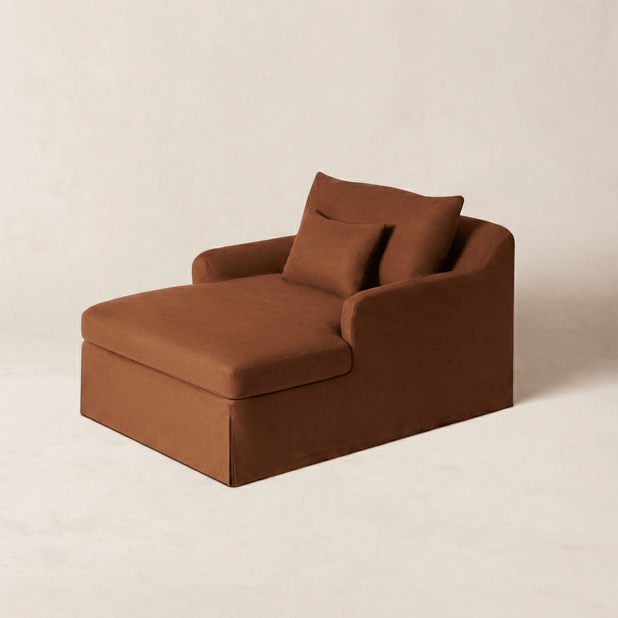 House of Leon Antwerp Chaise Lounge Rust#Color_Rust