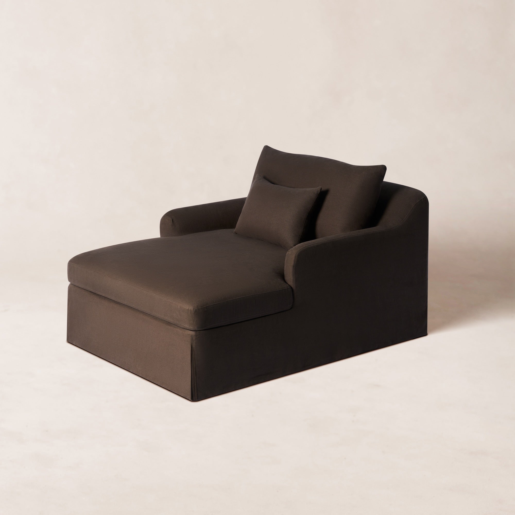 House of Leon Antwerp Chaise Lounge Cocoa#Color_Cocoa