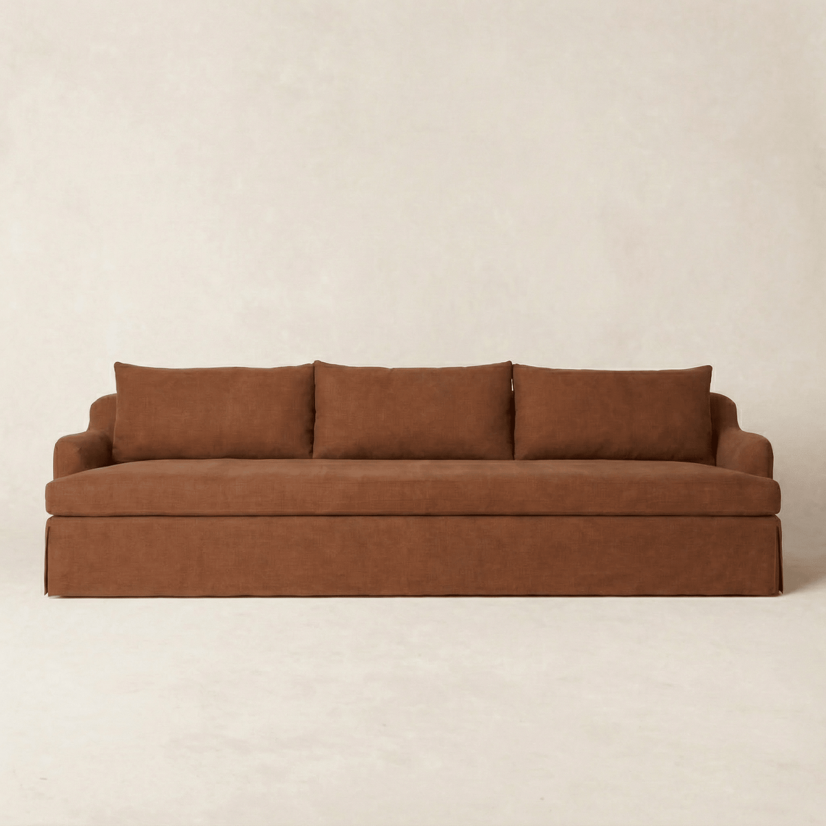 House of Leon Antwerp Sofa Rust 120"#Color_Rust