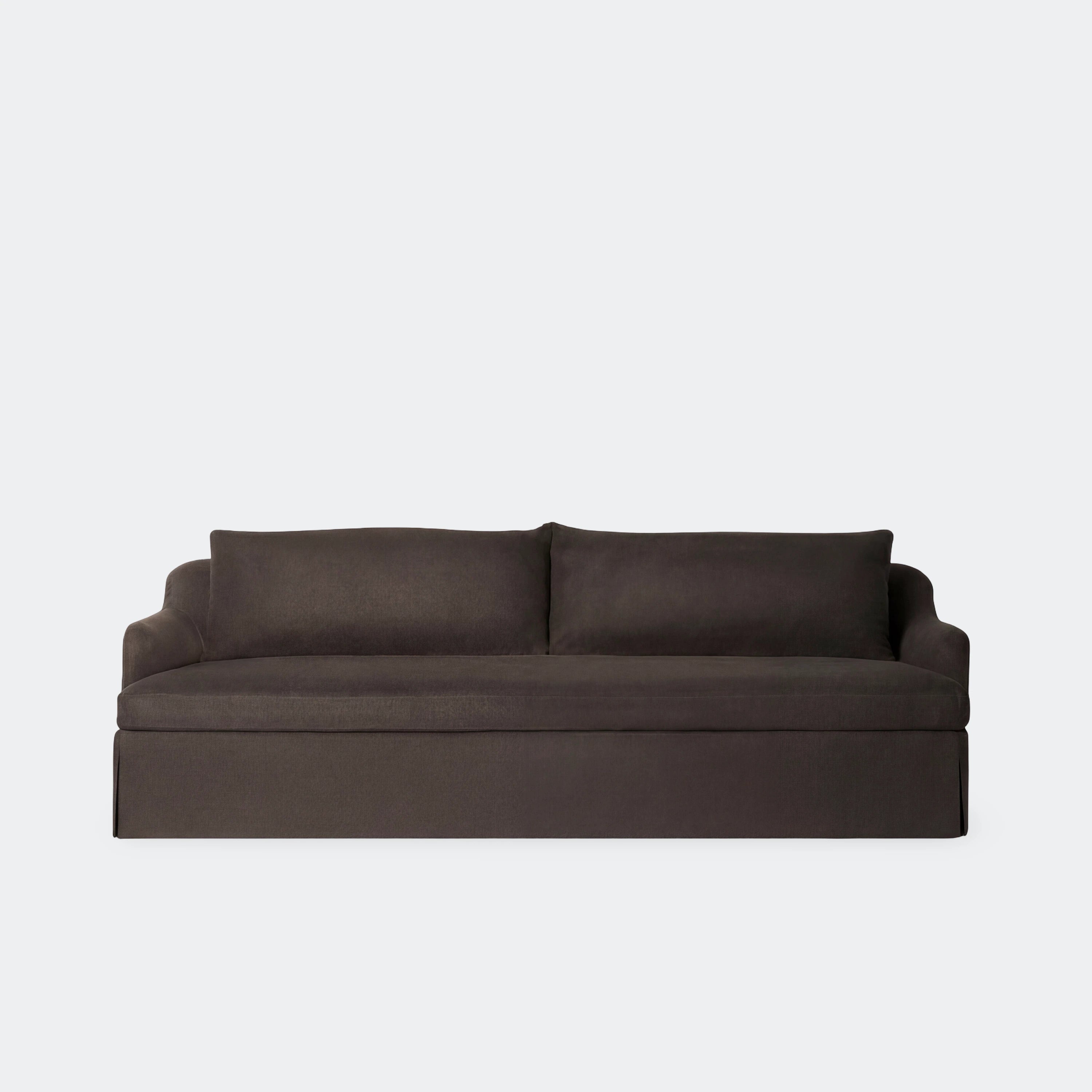 House of Leon Antwerp Sofa Vintage Black 96"#Color_Vintage Black