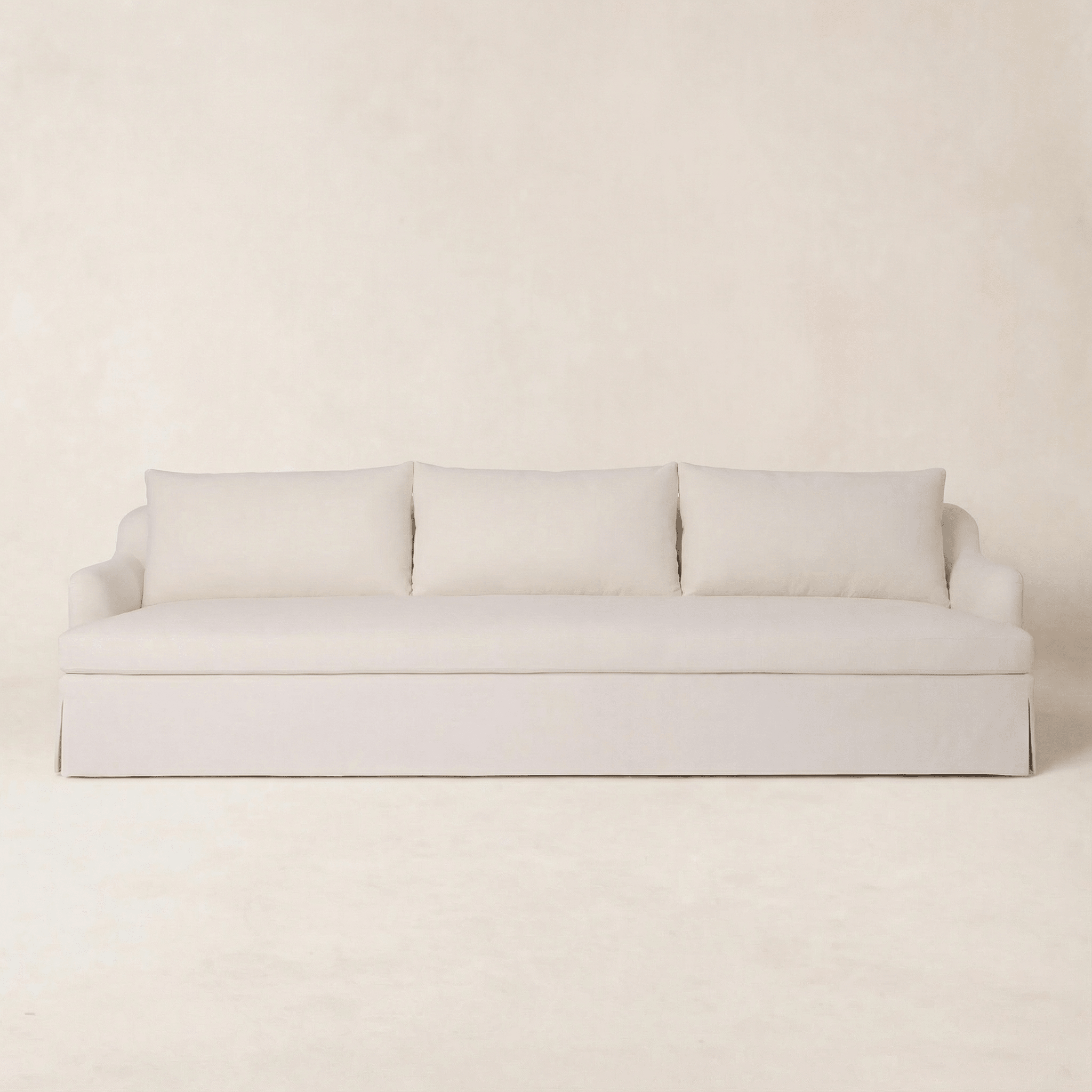 House of Leon Antwerp Sofa Bone 120"#Color_Bone