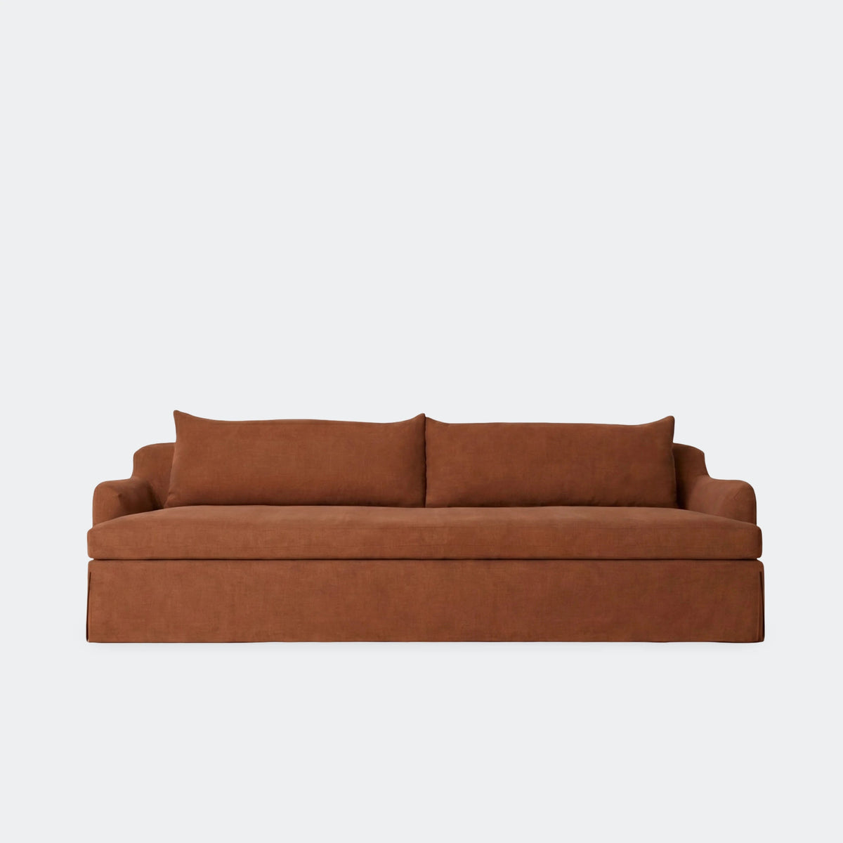 House of Leon Antwerp Sofa Rust 96"#Color_Rust