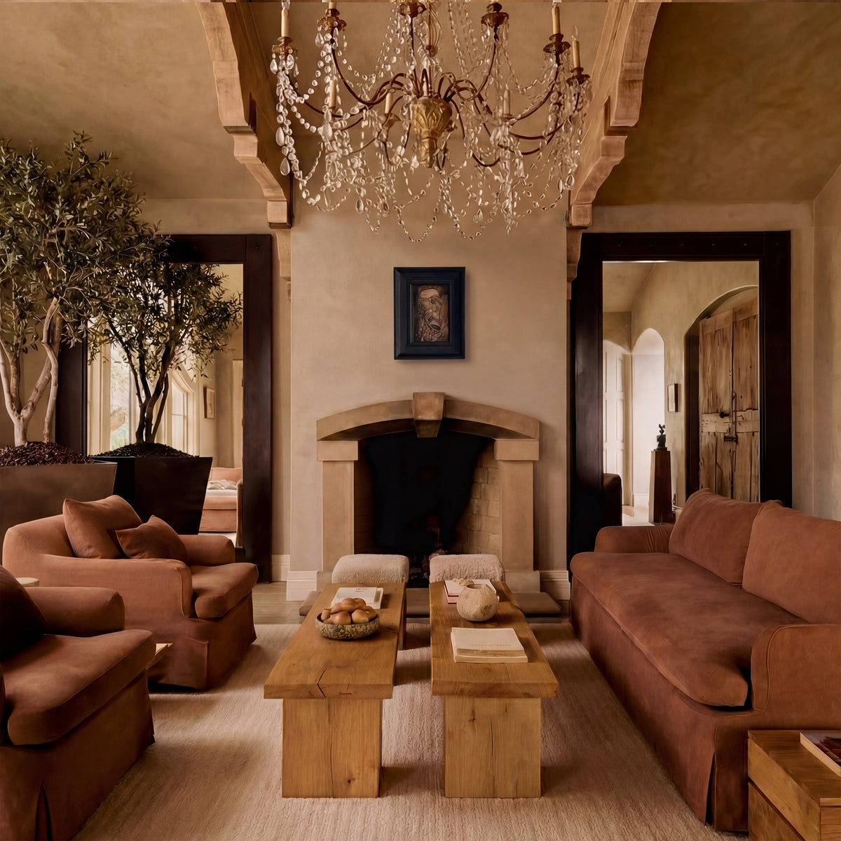 House of Leon Antwerp Sofa#Color_Rust