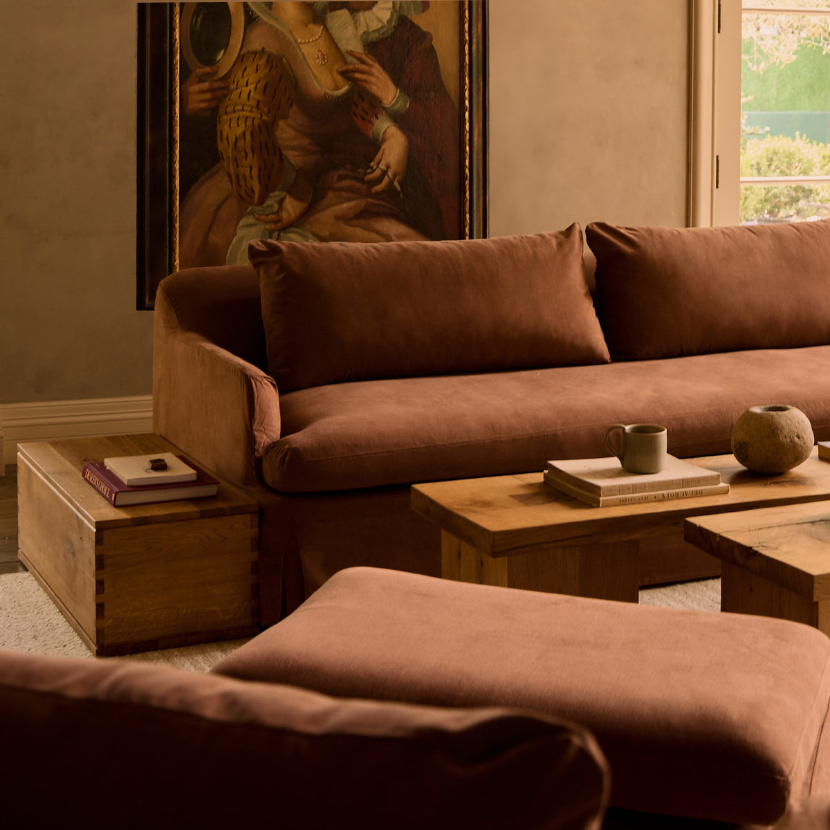House of Leon Antwerp Sofa#Color_Rust