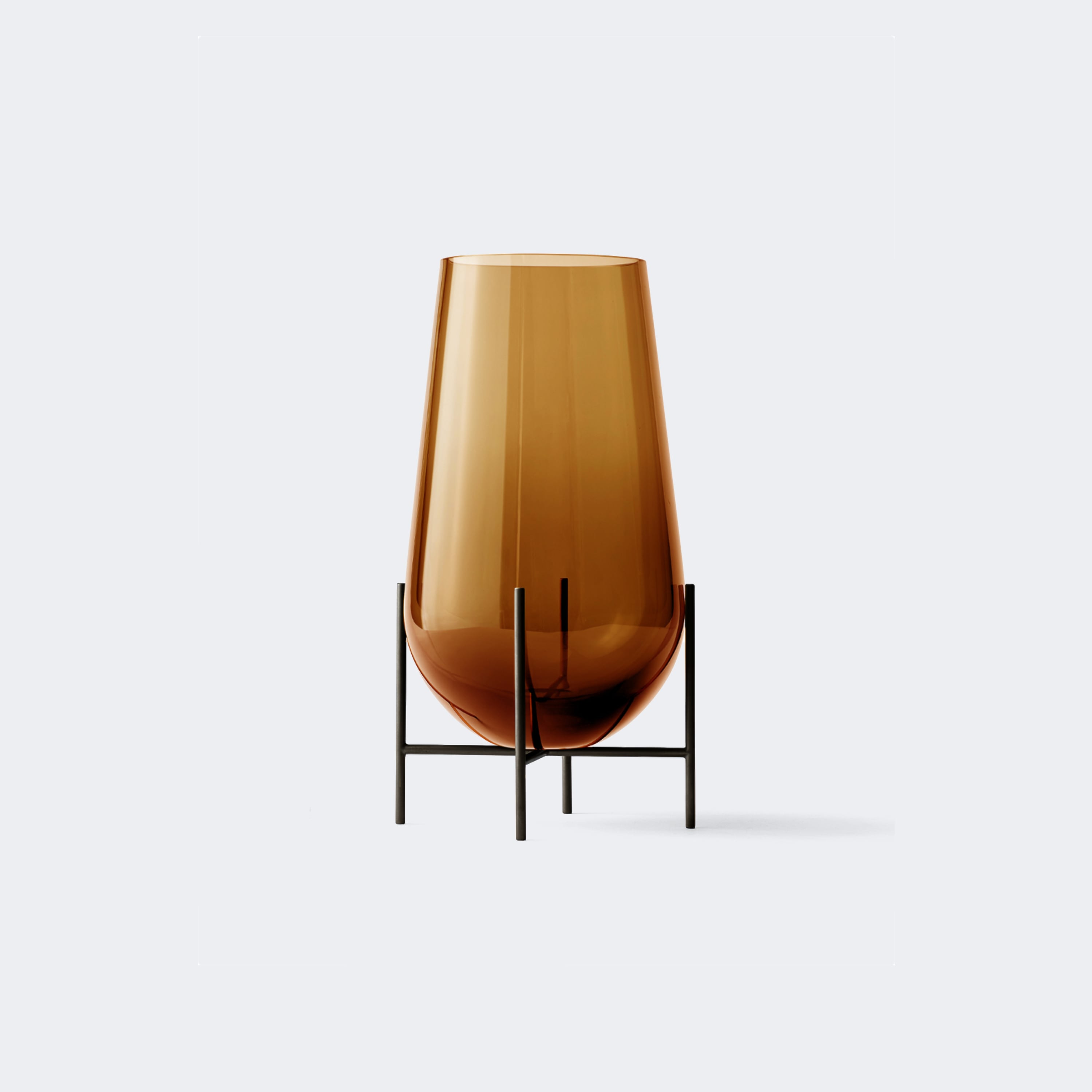 Audo Copenhagen Echasse Vase, Amber Medium - KANSO#Select Size_Medium