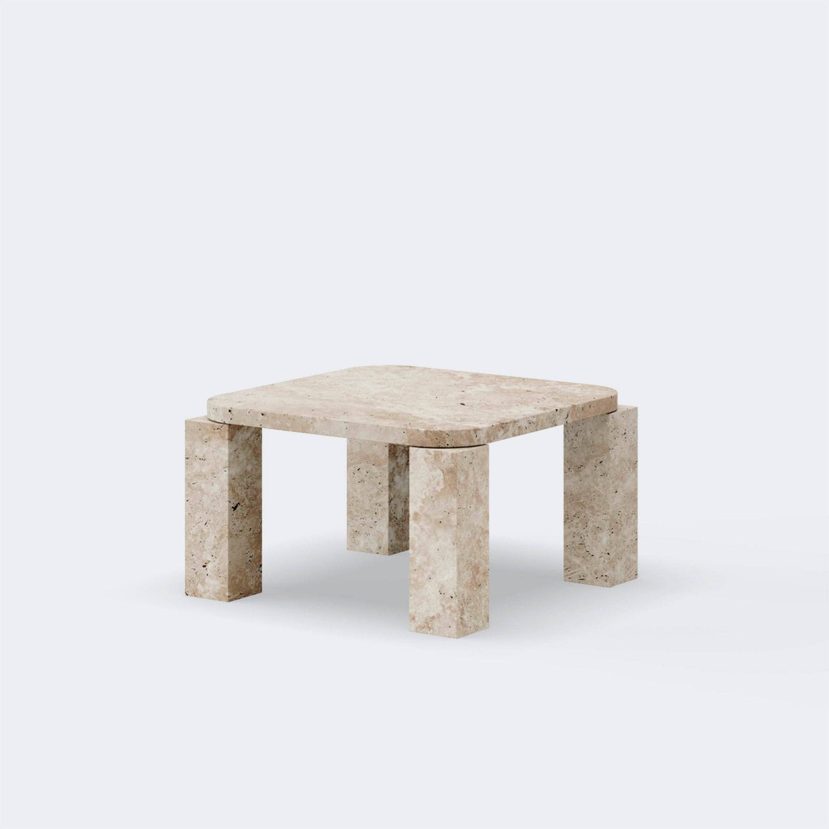 New Works Atlas Coffee Table Small Travertine#Color_Travertine