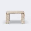 New Works Atlas Coffee Table Small Travertine#Color_Travertine