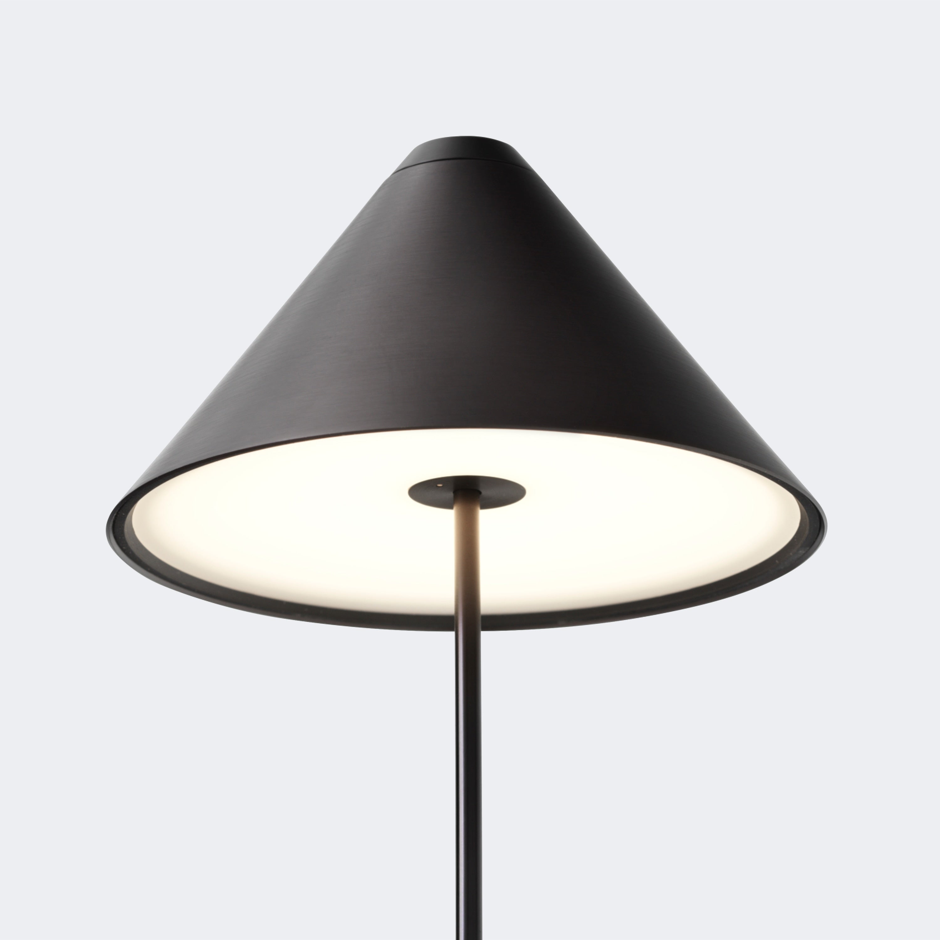 New Works Brolly Portable Table Lamp Black - KANSO#Color_Black