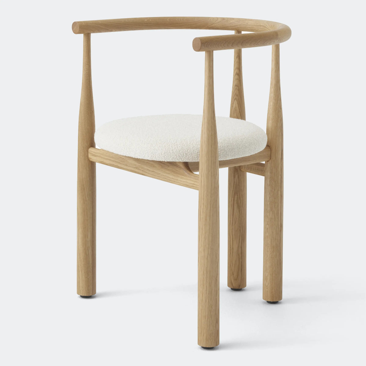 New Works Bukowski Chair#Frame/Fabric Color_Oak w. Lana 024