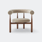New Works Bukowski Lounge Chair Walnut Rest 023#Frame & Upholstery_Walnut / Rest 023