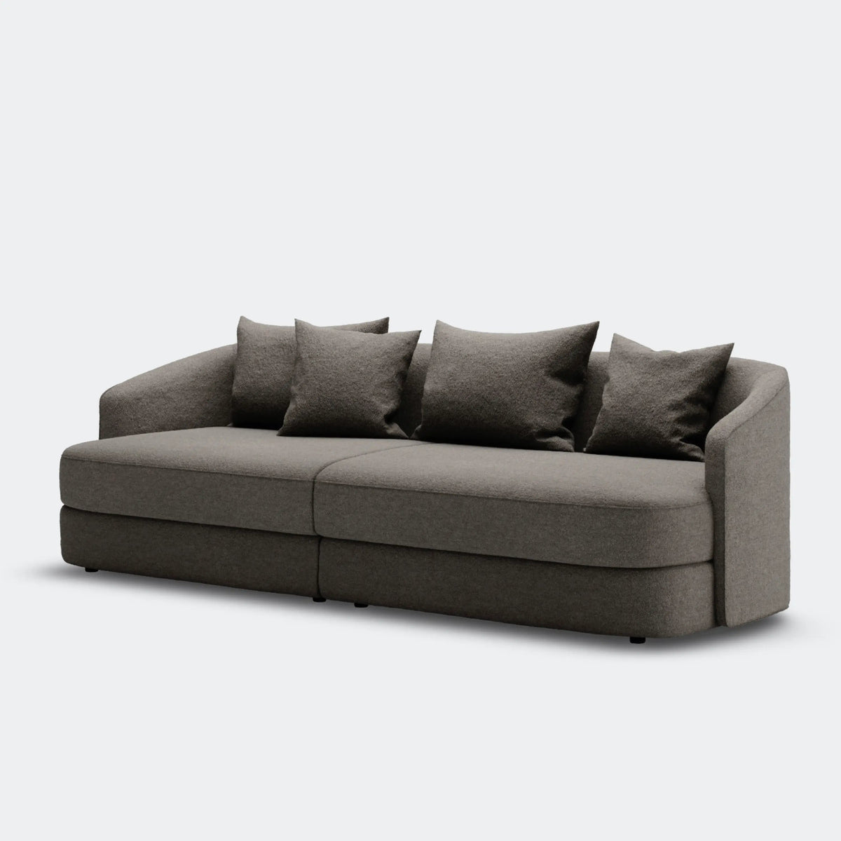 New Works Covent Residential Sofa 8 Weeks Dark Taupe - KANSO#Fabric_Dark Taupe