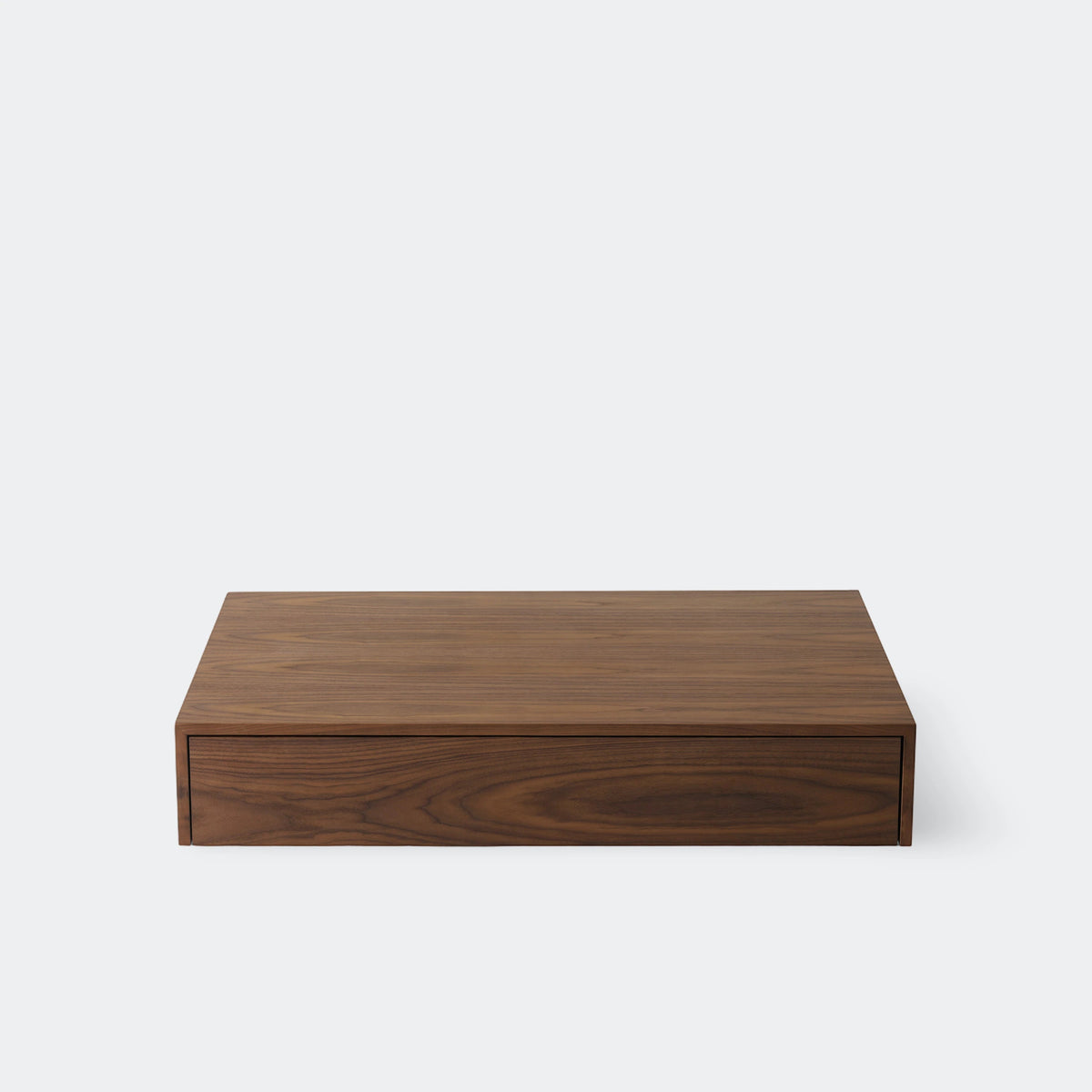 New Works Mass Coffee Table, Wide Walnut With Drawer#Finish_Walnut