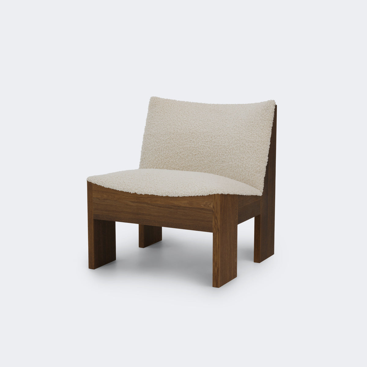 New Works Tenon Lounge Chair #Wood_Fumed Oak #Upholstery_Spacedust