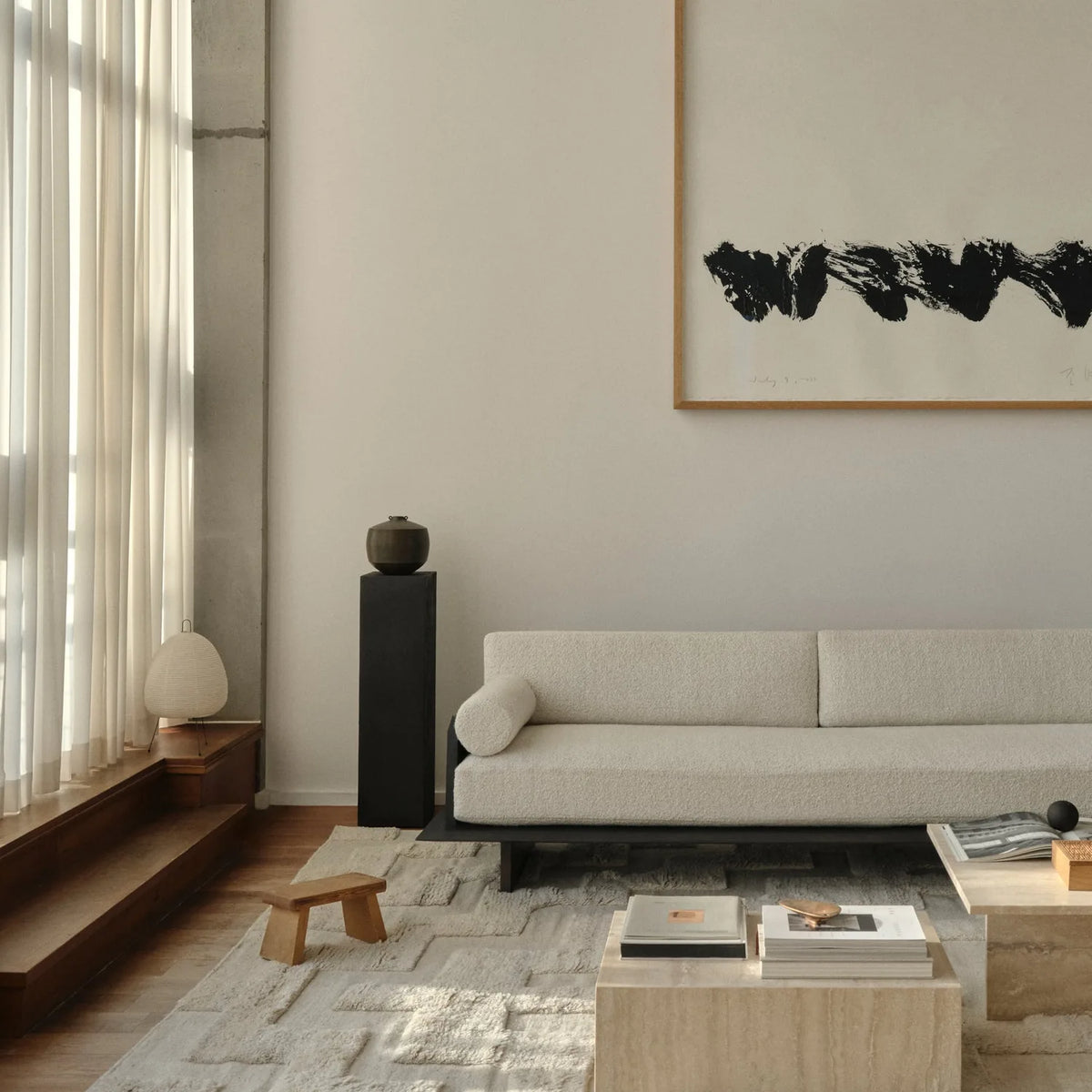 Nordic Knots Boho Rug - KANSO#Color_Cream Mix