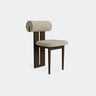 Norr11 Hippo Dining Chair Dark Smoked Oak Barnum Bouclé 3