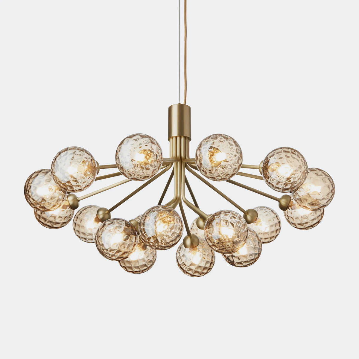 Nuura Apiales 18 Chandelier, Brushed Brass / Optic Gold - KANSO#Finish_Brushed Brass / Optic Gold