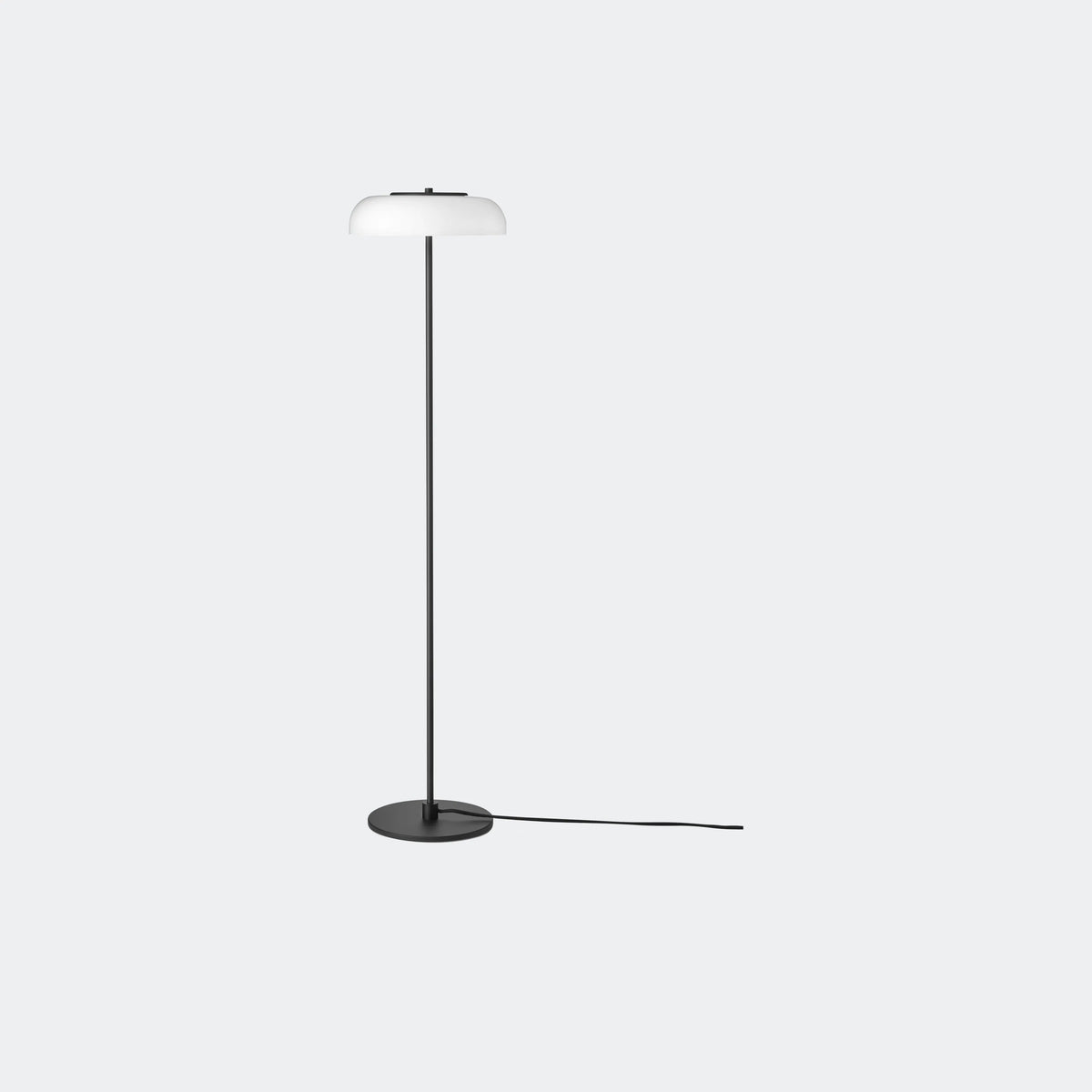 Nuura Blossi Floor Lamp, Black / Opal - KANSO#Finish_Black / Opal