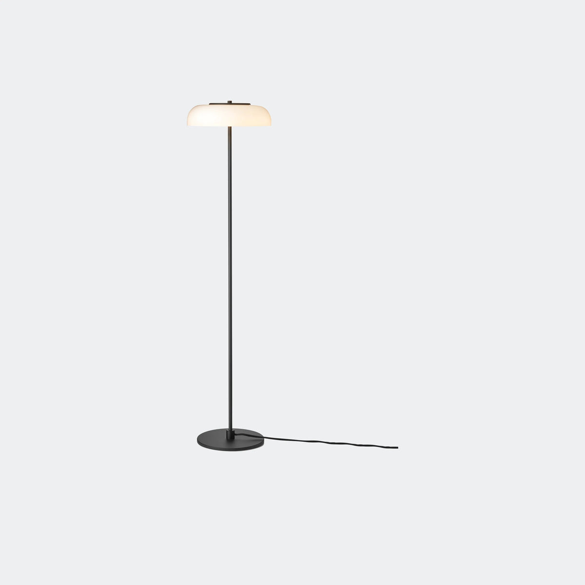 Nuura Blossi Floor Lamp, Black / Opal - KANSO#Finish_Black / Opal