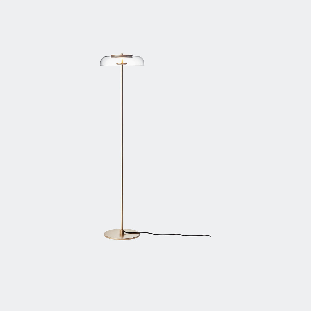Nuura Blossi Floor Lamp, Nordic Gold / Clear - KANSO#Finish_Nordic Gold / Clear