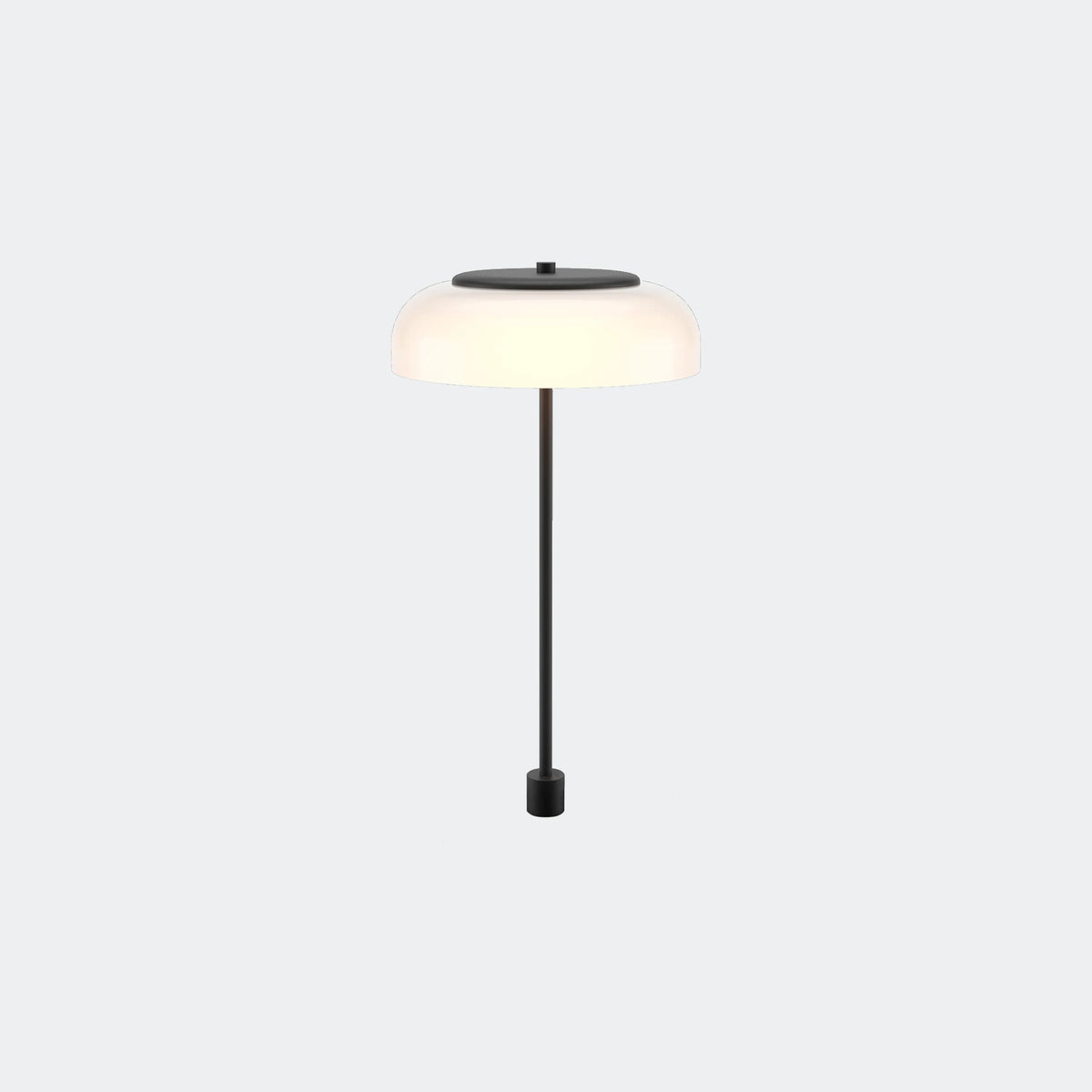Nuura Blossi Table Lamp In-set, Black / Opal - KANSO#Finish_Black / Opal