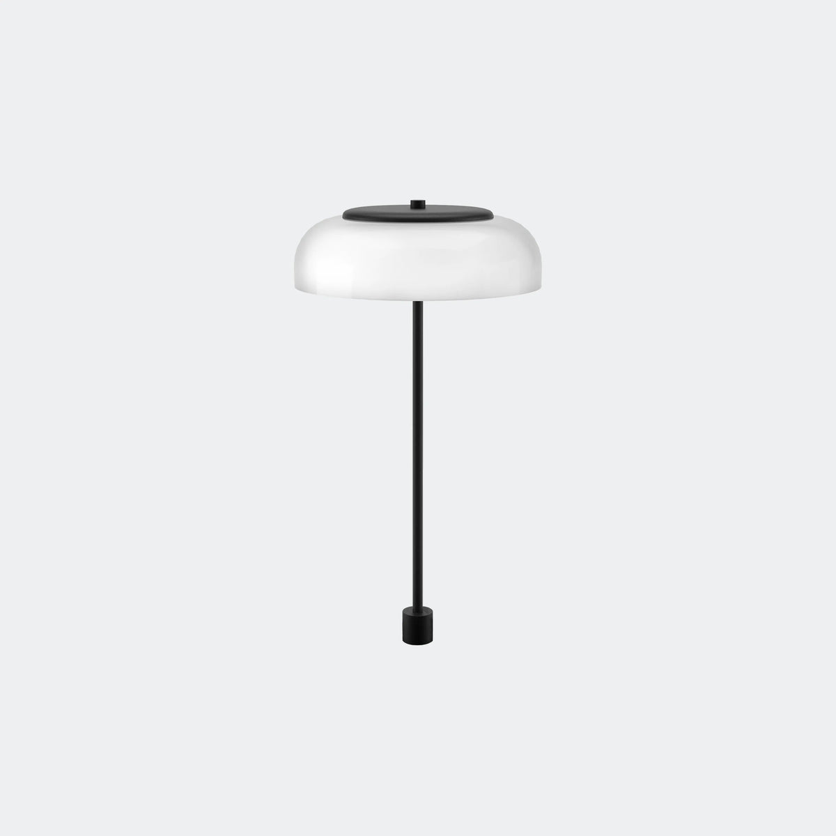 Nuura Blossi Table Lamp In-set, Black / Opal - KANSO#Finish_Black / Opal