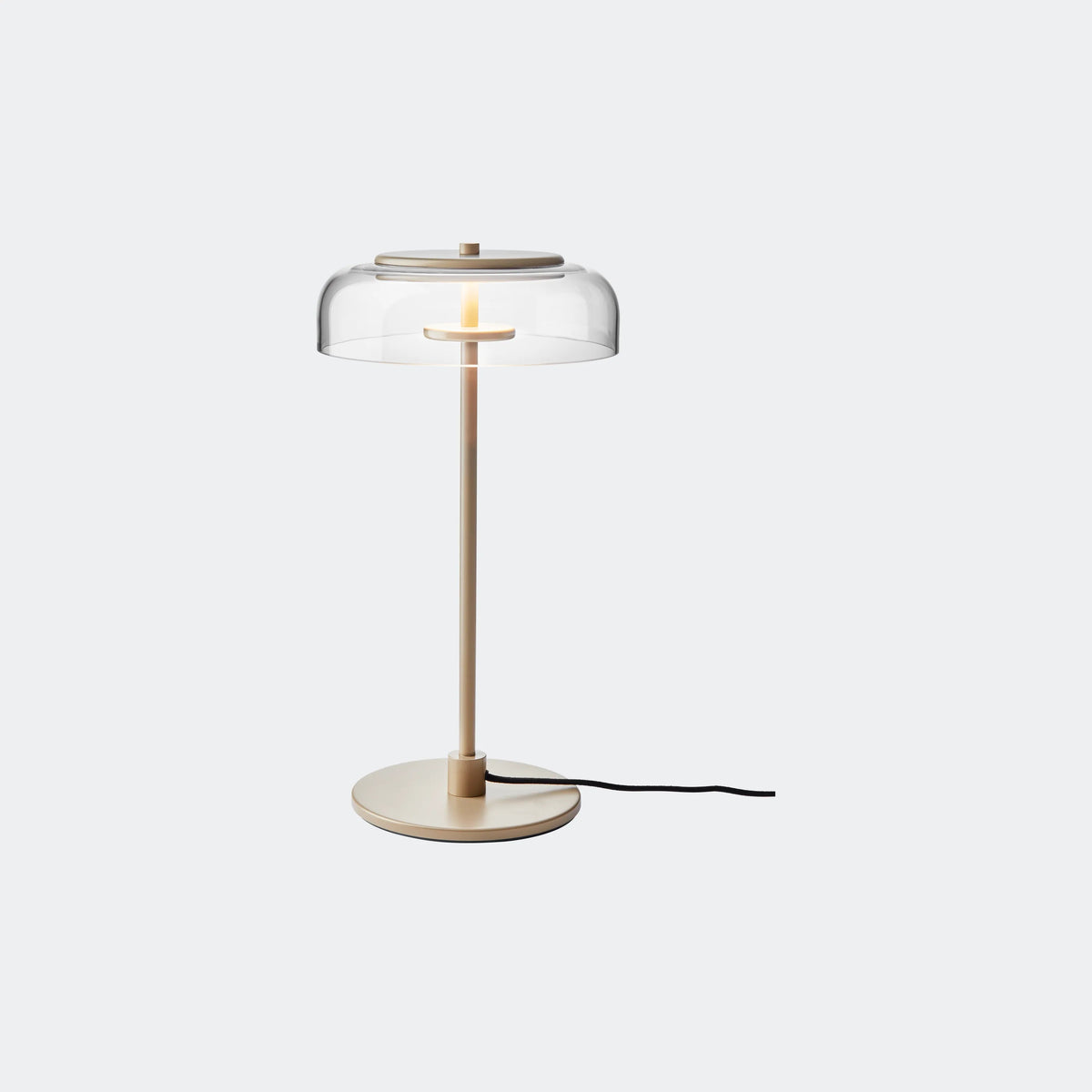 Nuura Blossi Table Lamp, Nordic Gold / Clear - KANSO#Finish_Nordic Gold / Clear
