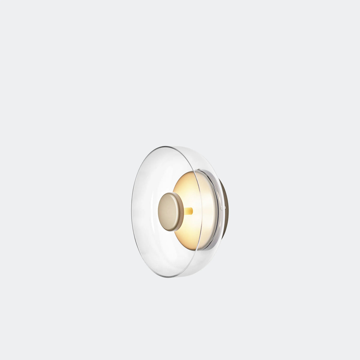 Nuura Blossi Wall Light, Nordic Gold / Clear - KANSO#Finish_Nordic Gold / Clear