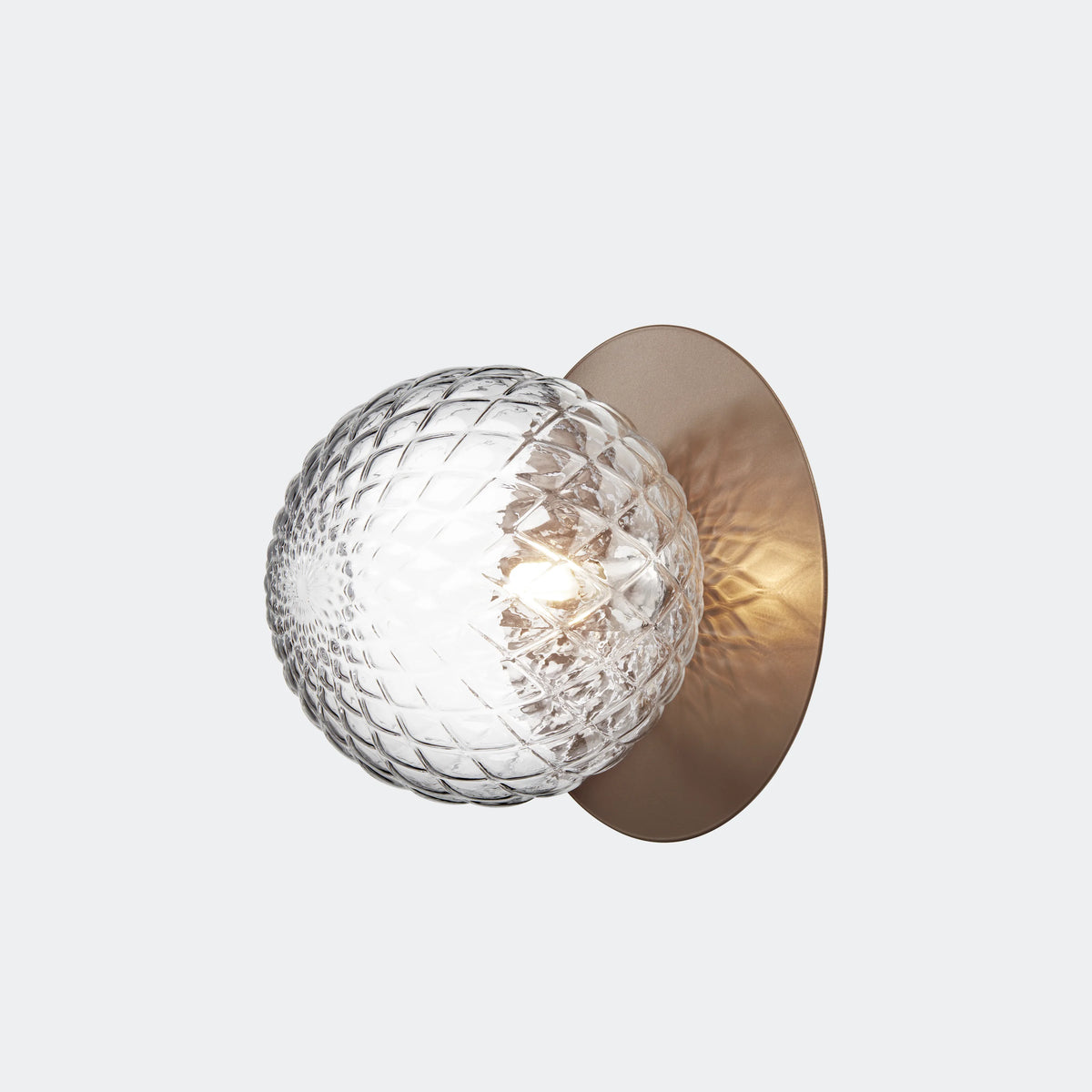 Nuura Liila 1 Wall Light Large, Dark Bronze / Optic Clear - KANSO#Finish_Dark Bronze / Optic Clear