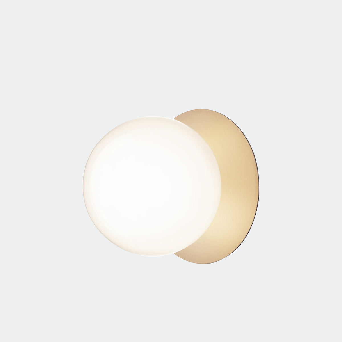 Nuura Liila 1 Wall Light Large, Nordic Gold / Opal - KANSO#Finish_Nordic Gold / Opal